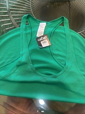NWT GIGO Men's Green size large Racerback Tank Top